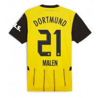 Borussia Dortmund Donyell Malen #21 Kotipaita 2024-25 Lyhythihainen